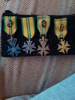Set vierdagse medailles van 1x tot 8, Verzamelen, Verzenden, Landmacht, Nederland, Embleem of Badge