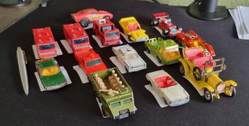 Te koop aangeboden 14x MatchBox model auto's beschikbaar voor biedingen