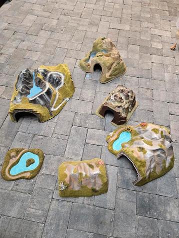 5 grote mooie tunnels bergen HO spoor trein 1:87 beschikbaar voor biedingen