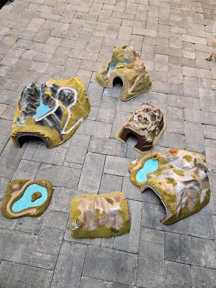 5 grote mooie tunnels bergen HO spoor trein 1:87, Hobby en Vrije tijd, Modeltreinen | H0, Gebruikt, Brug, Tunnel of Gebouw, Ophalen of Verzenden