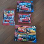 8 cars puzzels samen maar kan ook per stuk, Ophalen, Meer dan 50 stukjes, Gebruikt