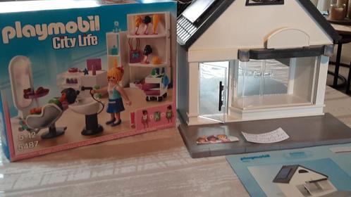 9857 nieuwe winkel met kapsalon, Kinderen en Baby's, Speelgoed | Playmobil, Nieuw, Complete set, Ophalen of Verzenden