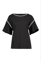 Expresso top met contrastbies zwart/wit maat L, Kleding | Dames, Verzenden, Nieuw, Wit