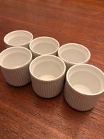 Arzberg Eierdopjes - Set van 6, Gebruikt, Overige typen, Ophalen of Verzenden, Effen