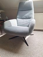 Relax draaifauteuil licht turquoise, Ophalen, Minder dan 75 cm, Zo goed als nieuw, Metaal