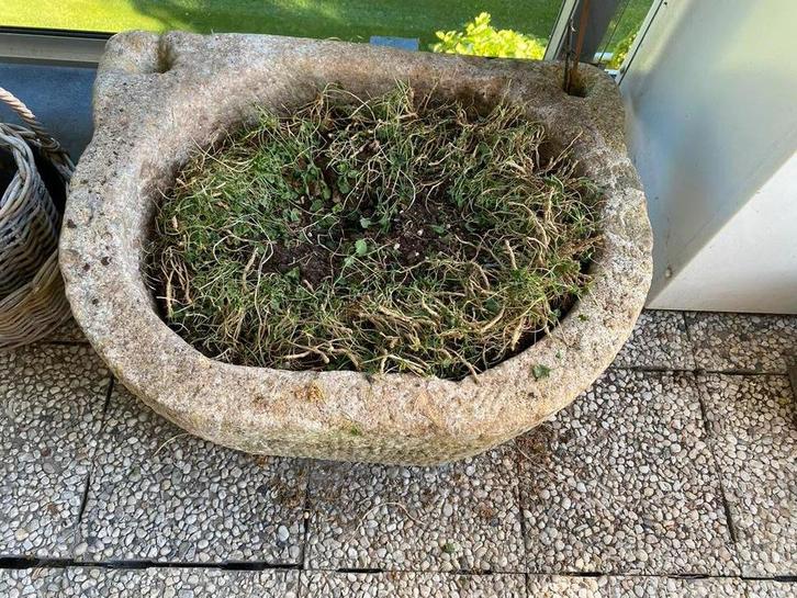 Arduinen Voedertrog - Authentiek, Tuin en Terras, Bloembakken en Plantenbakken, Gebruikt, Steen, Balkon, Minder dan 30 cm, Minder dan 60 cm