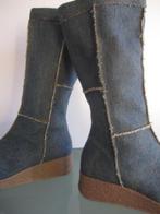 GRATIS VERZENDEN | LAZAMANI nieuwe jeans blauwe laarzen 40, Hoge laarzen, Verzenden, Blauw, Lazamani