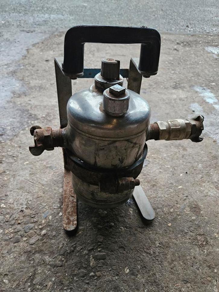 Smeerpot voor luchtgereedschap., Doe-het-zelf en Verbouw, Compressors, Gebruikt, Ophalen of Verzenden