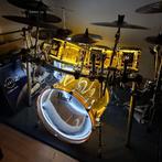 Pearl crystal beat acryl drumstel shellset in led uitvoering, Ophalen, Zo goed als nieuw, Drums of Percussie