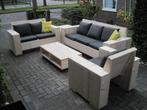 Loungebank loungeset loungemeubels loungestoel tuinbank tuin, Tuin en Terras, Nieuw, Loungeset, Ophalen, Steigerhout