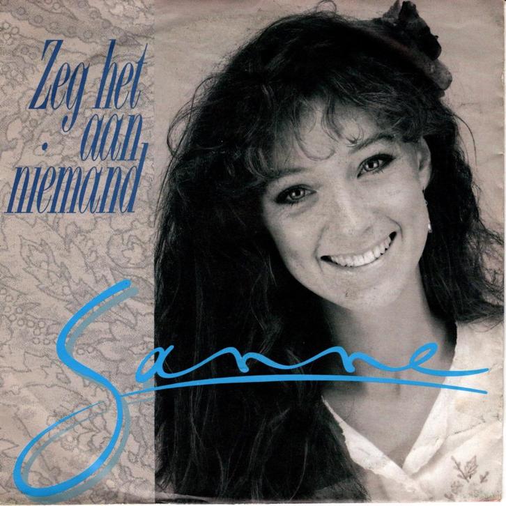 Sanne - Zeg aan niemand, Cd's en Dvd's, Vinyl Singles, Gebruikt, Single, Nederlandstalig, 7 inch, Ophalen of Verzenden