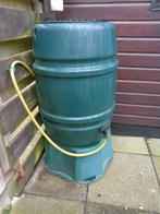 regenton met onderstel, Ophalen, Kunststof, Gebruikt, Met kraantje