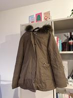 Airforce dames parka maat M met echte bontkraag olijfgroen, Maat 38/40 (M), Airforce, Ophalen of Verzenden, Gedragen