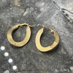 14 karaats gouden oorbellen versace model, Ophalen of Verzenden, Nieuw, Goud