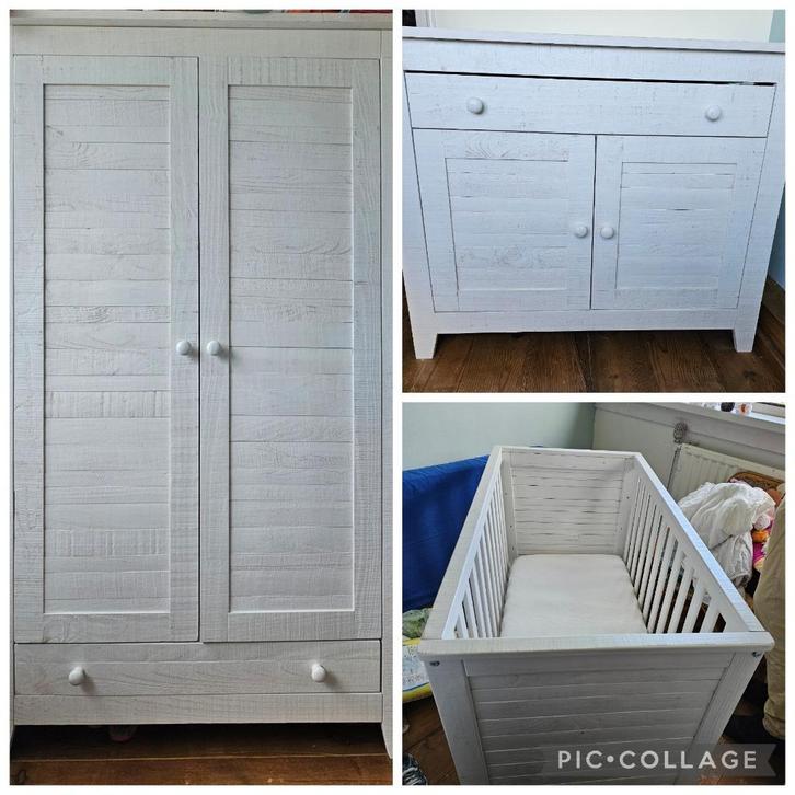 Complete massief houten Babykamer van Coming Kids, Kinderen en Baby's, Kinderkamer | Complete kinderkamers, Gebruikt, Jongetje of Meisje