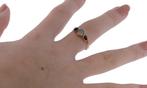 Granaat agaat 19e eeuwse antieke gouden dames ring 18k goud, Sieraden, Tassen en Uiterlijk, Antieke sieraden, Ophalen of Verzenden