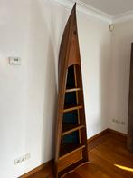 Boeken decoratie kast boot, Huis en Inrichting, Kasten | Boekenkasten, Ophalen, Zo goed als nieuw, 25 tot 50 cm, 50 tot 100 cm