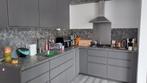Complete keuken te koop, Huis en Inrichting, Keuken | Complete keukens, Ophalen, Gebruikt, Grijs, Kunststof