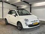 Fiat 500 C 1.2 Lounge CABRIO 2011 WIT 2e EIG(VAN 2014) *73.4, Auto's, Euro 5, Stof, Gebruikt, 4 cilinders