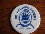 De Kroonvaarders Tegeltje 1979-1989. Onderzetter. KNSM., Ophalen of Verzenden, Zo goed als nieuw, Motorboot of Zeilboot