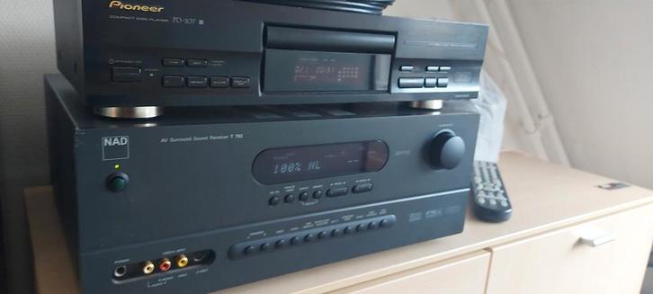 NAD T 762 high end receiver, Audio, Tv en Foto, Versterkers en Receivers, Zo goed als nieuw, 7.1, 120 watt of meer, Overige merken