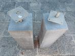 Betonpoeren 2 stuks van 15x15x60 cm., Ophalen, Nieuw