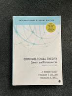 Criminological Theory - context and consequences 7e editie, Gelezen, Ophalen of Verzenden, WO, Alpha