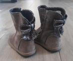 Schattige bruine,taupe laarsjes met glitterstrik,mt23, Clic!, Gebruikt, Meisje, Ophalen of Verzenden, Laarzen