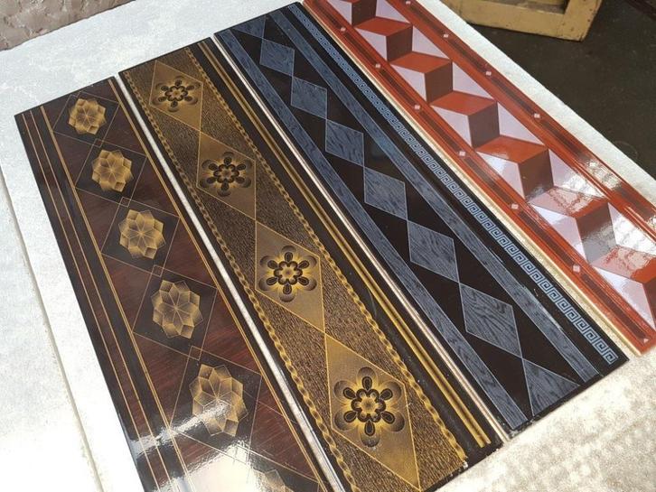 PARTIJ WANDTEGELS, TEGELSTRIPS IN 8 SOORTEN, Huis en Inrichting, Stoffering | Vloerbedekking, Nieuw, Overige typen, Ophalen of Verzenden