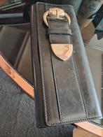 Vintage Gucci Leren Portemonnee Zwart, Overige merken, Gebruikt, Zwart, Ophalen of Verzenden