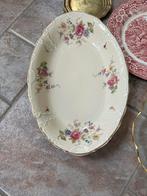 10 borden, schalen. Glas, porselein., Ophalen