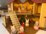 Sylvanian families landhuis met dieren en meubels, Ophalen of Verzenden, Zo goed als nieuw