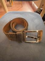 Brede leren riem 95 cm, 90 tot 100 cm, Ophalen of Verzenden, Gedragen, 3 tot 5 cm