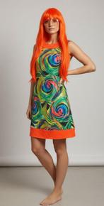 Jurk Hippie Green Circles, Maat M - 40**, Kleding | Dames, Maat 38/40 (M), Carnaval, Nieuw, Ophalen of Verzenden