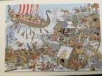Jumbo puzzel: Pieces of history: De vikingen, Hobby en Vrije tijd, Ophalen of Verzenden, 500 t/m 1500 stukjes, Zo goed als nieuw