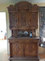 Antiek Houten Dressoir met Prachtig Snijwerk, Ophalen of Verzenden