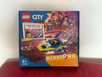Lego 60355 City Missions Waterpolitie recherchemissies beschikbaar voor biedingen