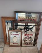 Verzameling Reclame Spiegels Vintage, Ophalen, Rechthoekig, Minder dan 50 cm