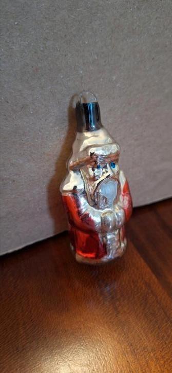 Ajeko kerstbal kerstman. 125V060Z1, Diversen, Kerst, Gebruikt, Ophalen of Verzenden