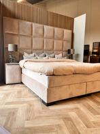 Boxspring 180x200 - Eric Kuster - NIEUW - Compleet!, Huis en Inrichting, Beige, Ophalen of Verzenden, 180 cm, 200 cm
