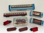 Marklin HO loc 3000, 2 personenrijtuigen en 6 goederenwagons, Hobby en Vrije tijd, Ophalen, Wisselstroom, Analoog, Märklin