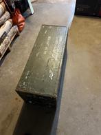 Prachtige oude vintage legerkist, Ophalen, Minder dan 50 cm, Gebruikt, 100 tot 150 cm