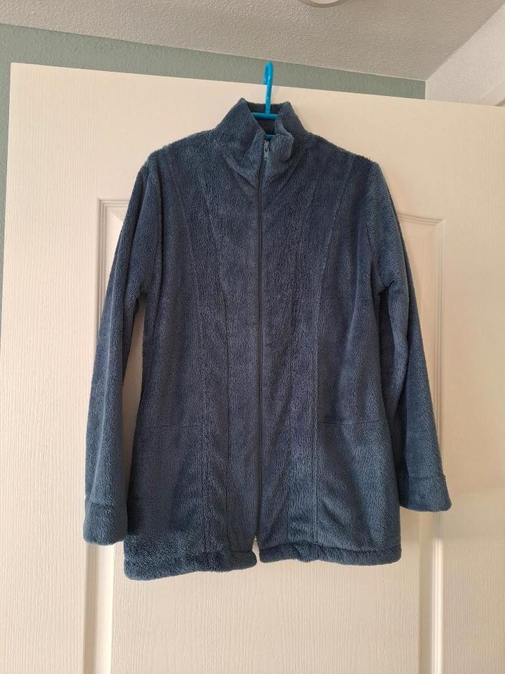 Optidee damesjas/vest in petrolkleur, Kleding | Dames, Truien en Vesten, Zo goed als nieuw, Maat 38/40 (M), Overige kleuren, Ophalen of Verzenden