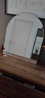 Halfronde spiegel, Huis en Inrichting, Woonaccessoires | Spiegels, Ophalen, Zo goed als nieuw, Minder dan 100 cm, Rechthoekig