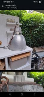 Industriële Hanglamp - Vintage & Authentiek, Gebruikt, Ophalen of Verzenden, Metaal, Minder dan 50 cm