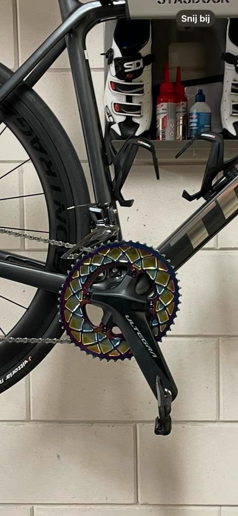Absolute black ovaal tandwielset voor shimano, Sport en Fitness, Wielrennen, Gebruikt, Overige typen, Ophalen of Verzenden