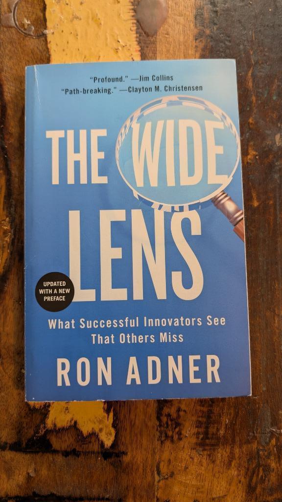 The Wide Lens by Ron Adner (Updated Edition), Boeken, Overige Boeken, Zo goed als nieuw, Ophalen of Verzenden