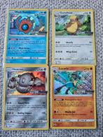 Pokemon ultra prism prerelease staff set compleet lucario., Ophalen of Verzenden, Zo goed als nieuw, Meerdere kaarten, Foil