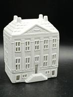 Theelichthouder Grachtenpandje &Klevering Amsterdam 13cmh, Overige materialen, Wit, Ophalen of Verzenden, Zo goed als nieuw