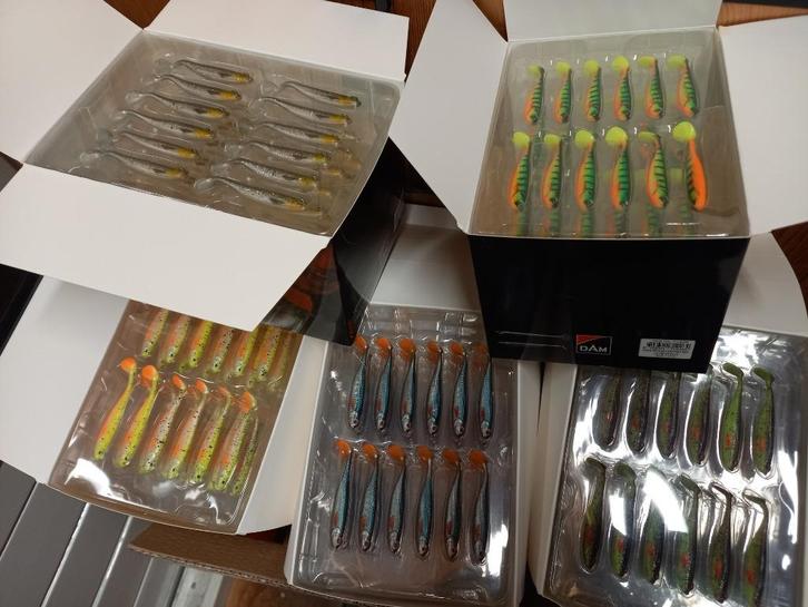 Grote partij EFFZETT Shadster Slim 6.5cm (in 5 kleuren), Watersport en Boten, Hengelsport | Roofvissen, Nieuw, Overige typen, Ophalen of Verzenden